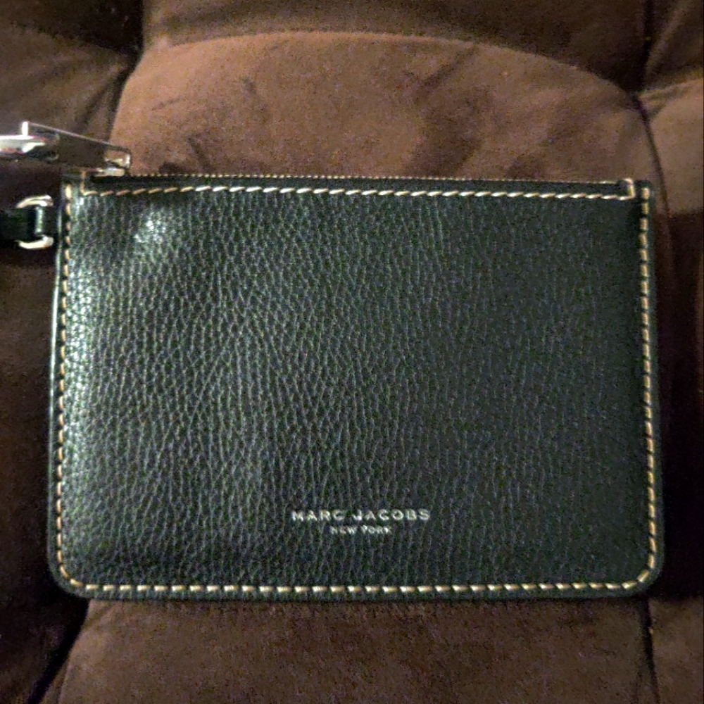 Marc Jacobs small clutch with zipper and strap $25